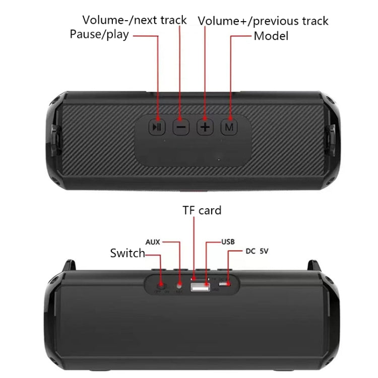 S5 10W HIFI Surround Sound Bluetooth Speaker - Desktop Speaker by PMC TechLife | Online Shopping South Africa | PMC TechLife