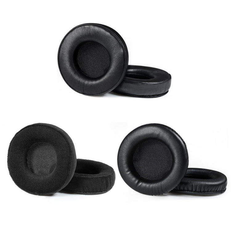 2 PCS  Earmuffs for Audio-Technica AD1000X AD2000X AD900X AD700X,Style: Black Protein Skin - Earmuff & Pad by PMC TechLife | Online Shopping South Africa | PMC TechLife