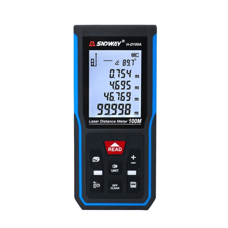 SNDWAY H-D100A Handheld Laser Rangefinder Infrared Measuring Instrument, Distance: 100m - free shipping - PMC TechLife - Order now!