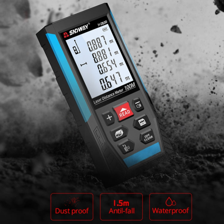 SNDWAY H-D100A Handheld Laser Rangefinder Infrared Measuring Instrument, Distance: 100m - free shipping - PMC TechLife - Order now!