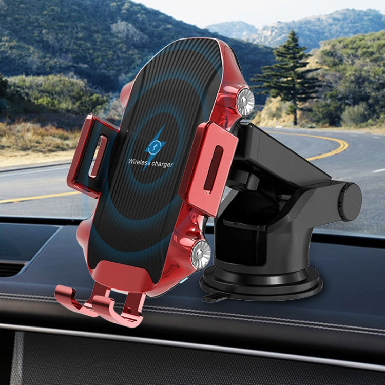 X343 15W Car Wireless Charger Smart Induction Suction Cup Phone Holder(Black) - free shipping - PMC TechLife - Order now!
