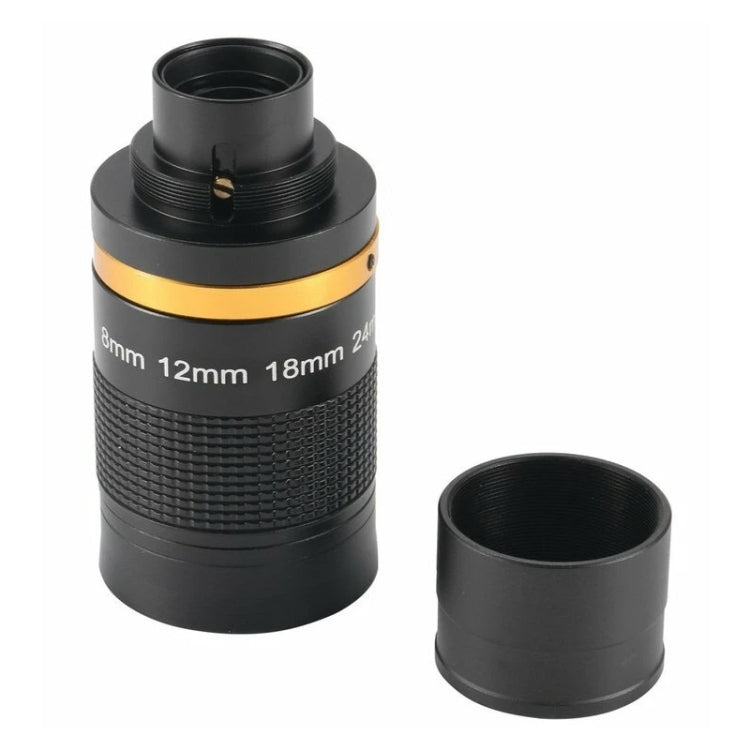 Astronomical Telescope 8-24mm All-metal Continuous Zoom Eyepiece - Accessories by PMC TechLife | Online Shopping South Africa | PMC TechLife