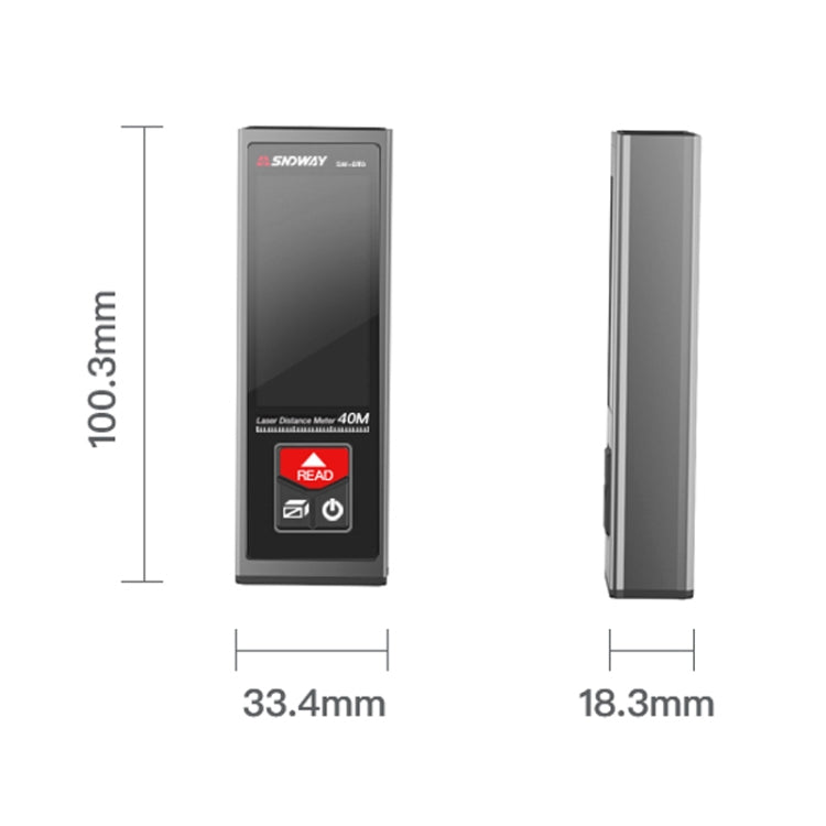 SNDWAY SW-BT60 Laser Rangefinder Infrared Measuring Ruler, Style: 60m Bluetooth Version - free shipping - PMC TechLife - Order now!