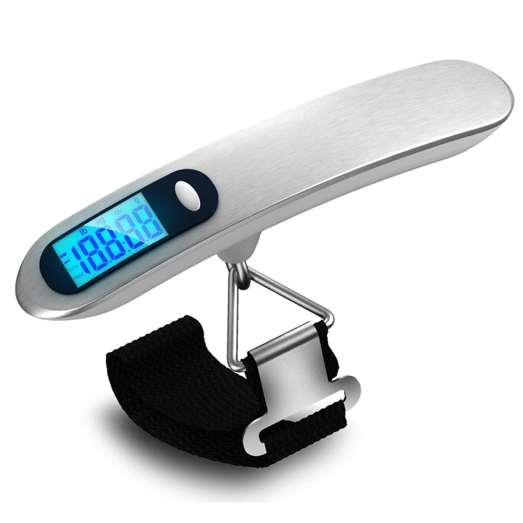 Stainless Steel Handheld Electronic Luggage Scale Portable Express Scale(White) - Hanging Scales by PMC TechLife | Online Shopping South Africa | PMC TechLife