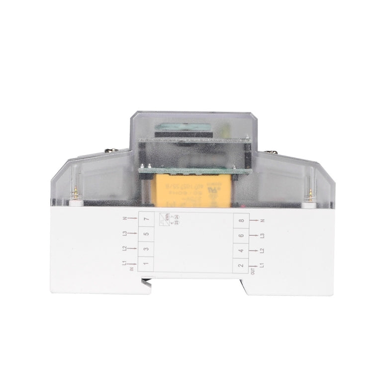 SINOTIMER Three-Phase Backlight Display Electricity Meter 5-100A 400V(DDS024T Transparent Shell) - Current & Voltage Tester by SINOTIMER | Online Shopping South Africa | PMC TechLife | Buy Now Pay Later Mobicred