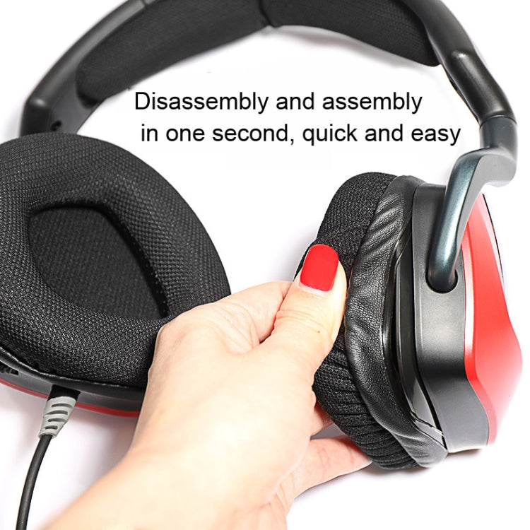 2 PCS Replacement Earpads for Corsair Void Pro Elite,Style: Black Lamb Leather - Earmuff & Pad by PMC TechLife | Online Shopping South Africa | PMC TechLife