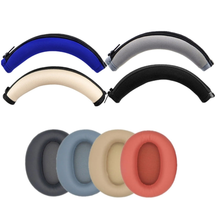 2 PCS Headset Earmuffs Sponge Cover for Edifier W820nb,Style: Khaki - Earmuff & Pad by PMC TechLife | Online Shopping South Africa | PMC TechLife