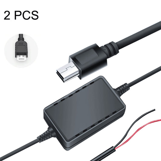 2 PCS USB Car Charge 12V To 5V Navigation Instrument Reduction Line(Android Straight Head) - DIY Modified Charger by PMC Jewellery | Online Shopping South Africa | PMC Jewellery