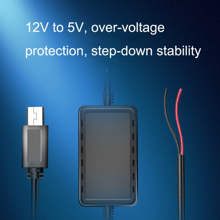 2 PCS USB Car Charge 12V To 5V Navigation Instrument Reduction Line(Mini Left Bend) - DIY Modified Charger by PMC TechLife | Online Shopping South Africa | PMC TechLife