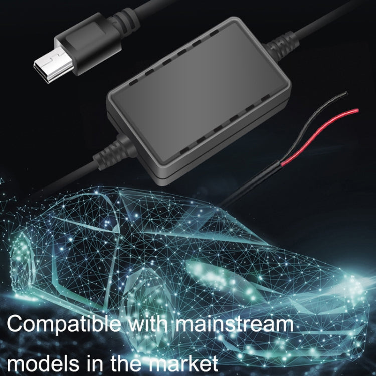 2 PCS USB Car Charge 12V To 5V Navigation Instrument Reduction Line(Mini Left Bend) - DIY Modified Charger by PMC TechLife | Online Shopping South Africa | PMC TechLife