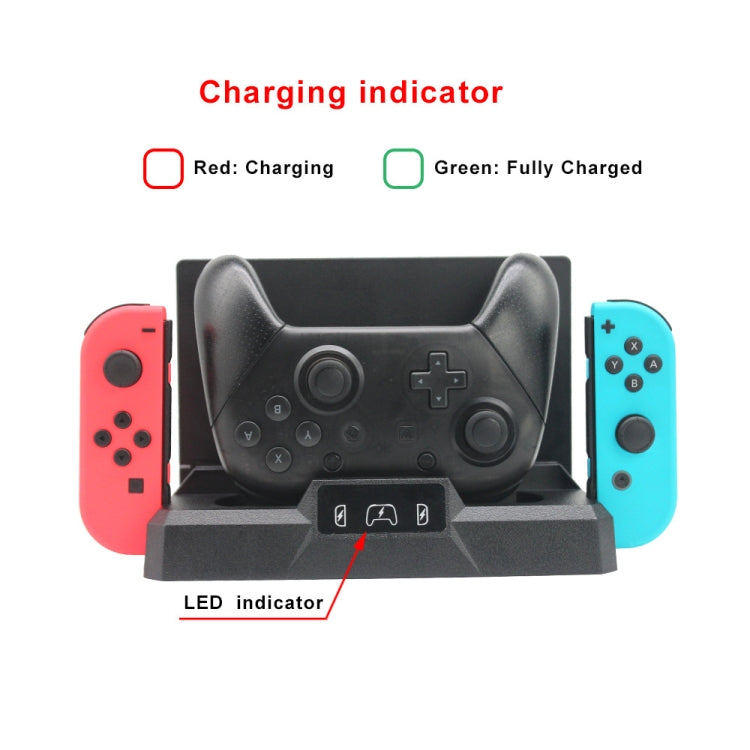 Multifunctional Game Console Handle Charging Base Storage Bracket For Nintendo Switch - Charger & Power by PMC Jewellery | Online Shopping South Africa | PMC Jewellery