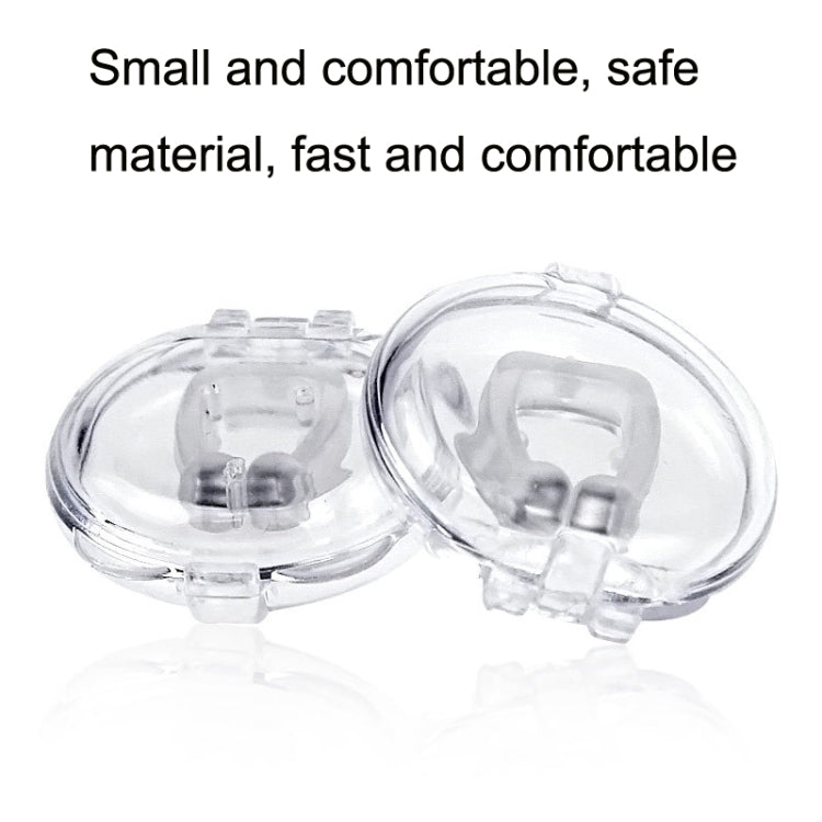 10 PCS Mini Portable Silicone Magnetic Snoring Stopper(Transparent) - Anti Snoring Tools by PMC TechLife | Online Shopping South Africa | PMC TechLife