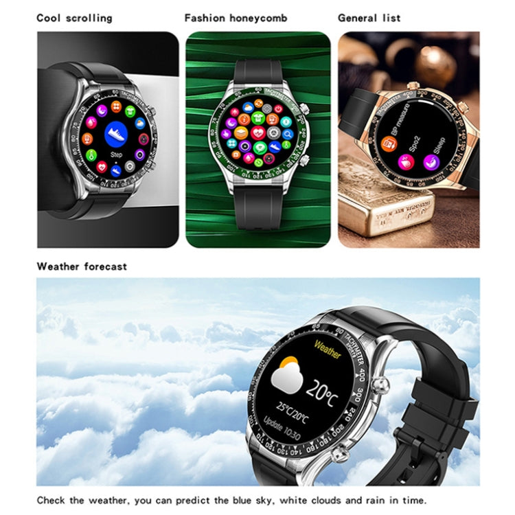 LOANIY E18 Pro Smart Bluetooth Calling Watch with NFC Function, Color: Black Silicone - Smart Watches by LOANIY | Online Shopping South Africa | PMC Jewellery | Buy Now Pay Later Mobicred