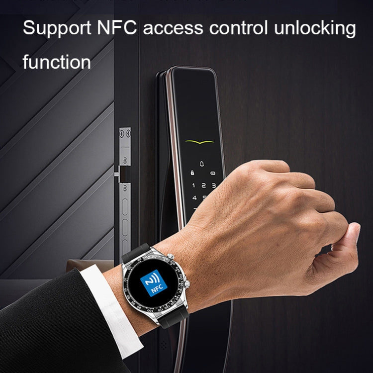 LOANIY E18 Pro Smart Bluetooth Calling Watch with NFC Function, Color: Gold Silicone - free shipping - PMC TechLife - Order now!