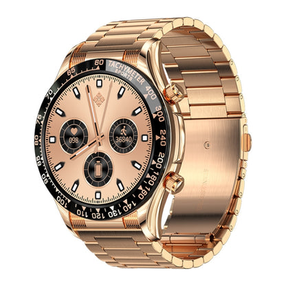 LOANIY E18 Pro Smart Bluetooth Calling Watch with NFC Function, Color: Gold Steel - Smart Watches by LOANIY | Online Shopping South Africa | PMC Jewellery | Buy Now Pay Later Mobicred