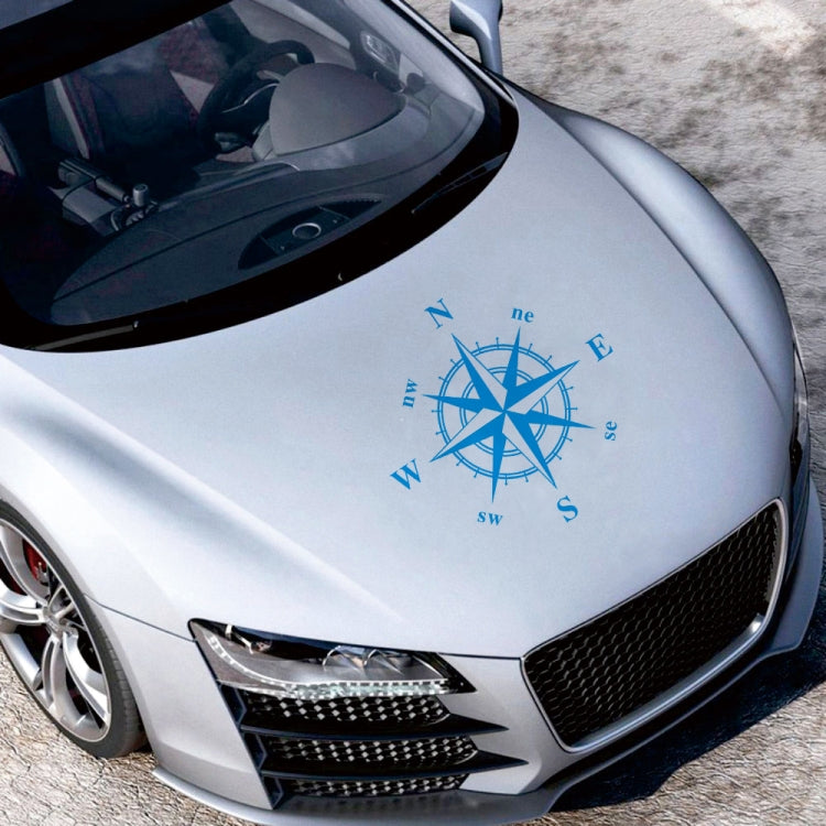 D-336 Car Compass Graphic Sticker Hood Car Body Universal Sticker(White) - Decorative Sticker by PMC TechLife | Online Shopping South Africa | PMC TechLife | Buy Now Pay Later Mobicred