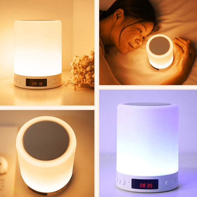 Bluetooth Speakers Pat Lights Charging Card Audio With Atmosphere Lamp(Ordinary Package) - Desktop Speaker by PMC TechLife | Online Shopping South Africa | PMC TechLife