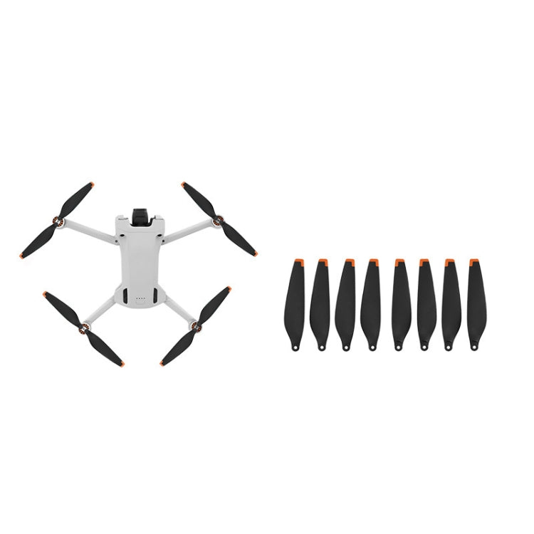 8 PCS 6030F Double Sided Colorful Low Noise Wing Propellers For DJI Mini 3 Pro, Color: Orange Tip - DIY Propeller by PMC TechLife | Online Shopping South Africa | PMC TechLife
