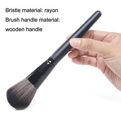 15 PCS / Set Black Makeup Brush Set Loose Powder Brush Makeup Tool - Makeup Brushes by PMC Jewellery | Online Shopping South Africa | PMC Jewellery