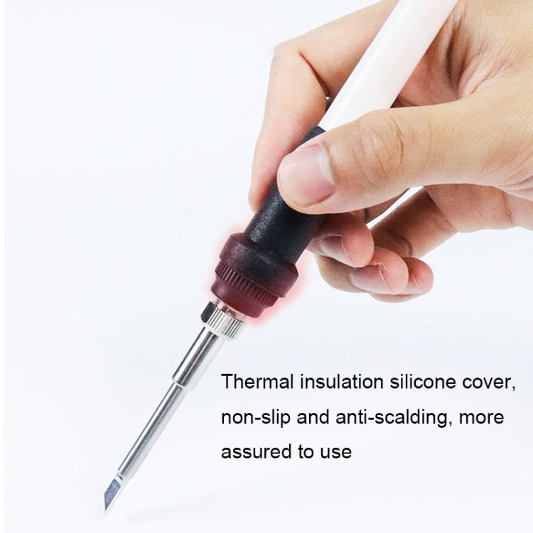 QUECOO 1.3-inch Screen Constant Temperature Soldering Iron, Set: EU Plug (955+M8) - Electric Soldering Iron by QUECOO | Online Shopping South Africa | PMC Jewellery | Buy Now Pay Later Mobicred