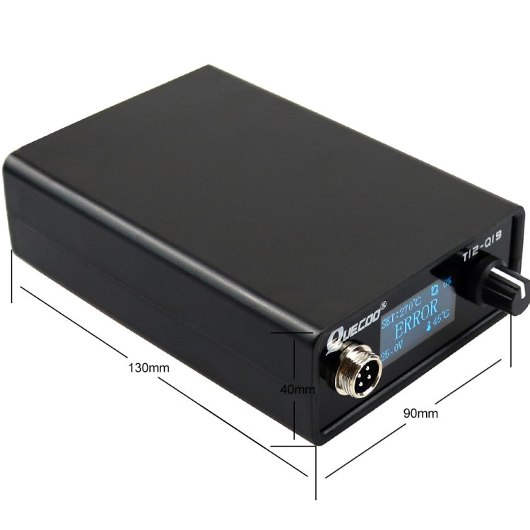 QUECOO 1.3 Inch Display Soldering Station with Handle, Set: EU Plug (Q19+907) - free shipping - PMC TechLife - Order now!
