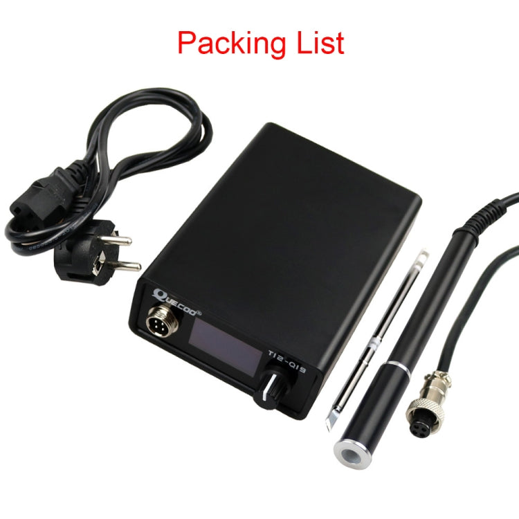 QUECOO 1.3 Inch Display Soldering Station with Handle, Set: EU Plug (Q19+907) - free shipping - PMC TechLife - Order now!