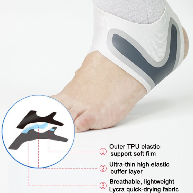 Thin Breathable Compression Ankle Sprain Fixation Strap, Size: Left Foot (S) - Corrector by PMC Jewellery | Online Shopping South Africa | PMC Jewellery