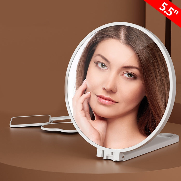 Handheld Small Mirror Portable Folding Mini Pocket Makeup Mirror, Color: 3.5 -inch Heart -shaped - Mirror by PMC Jewellery | Online Shopping South Africa | PMC Jewellery