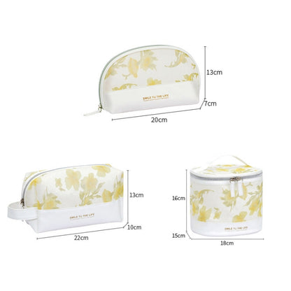 Large Capacity Cosmetic Tools Storage Bag, Spec: Semicircle (Yellow) - Storage Boxes by PMC Jewellery | Online Shopping South Africa | PMC Jewellery