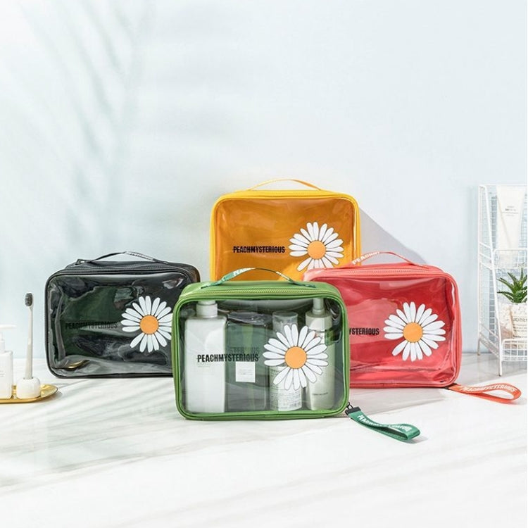 Travel Portable Transparent Large-Capacity Cosmetic Storage Bag, Specification: Large(Mango Yellow) - Storage Boxes by PMC Jewellery | Online Shopping South Africa | PMC Jewellery