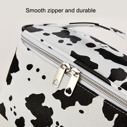 Waterproof PU Cosmetic Bag Milk Pattern Cosmetics Storage Bag, Style: Square Bag - Storage Boxes by PMC Jewellery | Online Shopping South Africa | PMC Jewellery