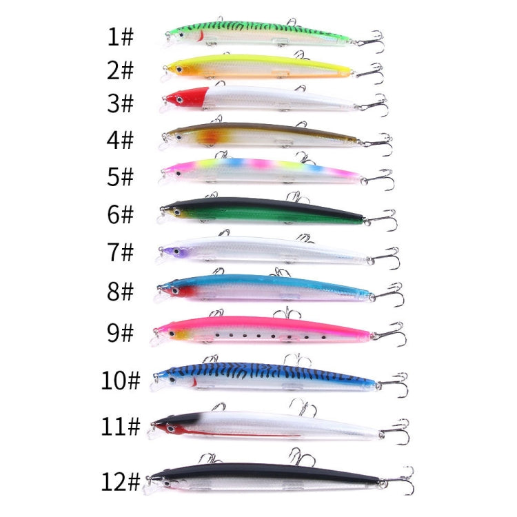 4 PCS HENGJIA MI130 13.5cm 15.5g Far Throwing Floating Water Laser Bait(2) - Fishing Lures by HENGJIA | Online Shopping South Africa | PMC Jewellery