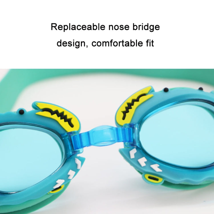 RUIHE 2 PCS Children Cute Cartoon Waterproof Anti-fog Swimming Goggles(Blue) - Swimming Glasses by RUIHE | Online Shopping South Africa | PMC Jewellery