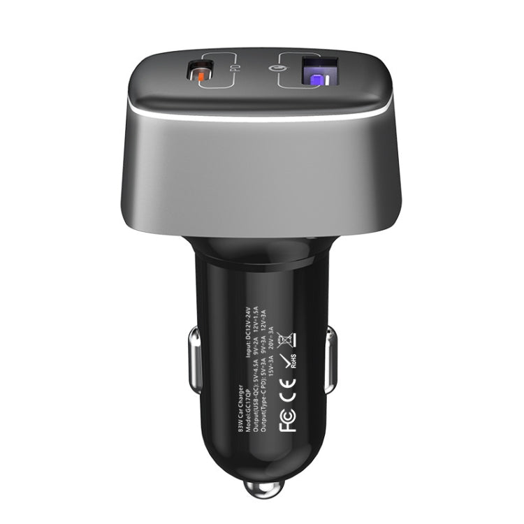 GC-17 100W High-power Car Charger 2 In 1 Cigarette Lighter - Car Charger by PMC Jewellery | Online Shopping South Africa | PMC Jewellery