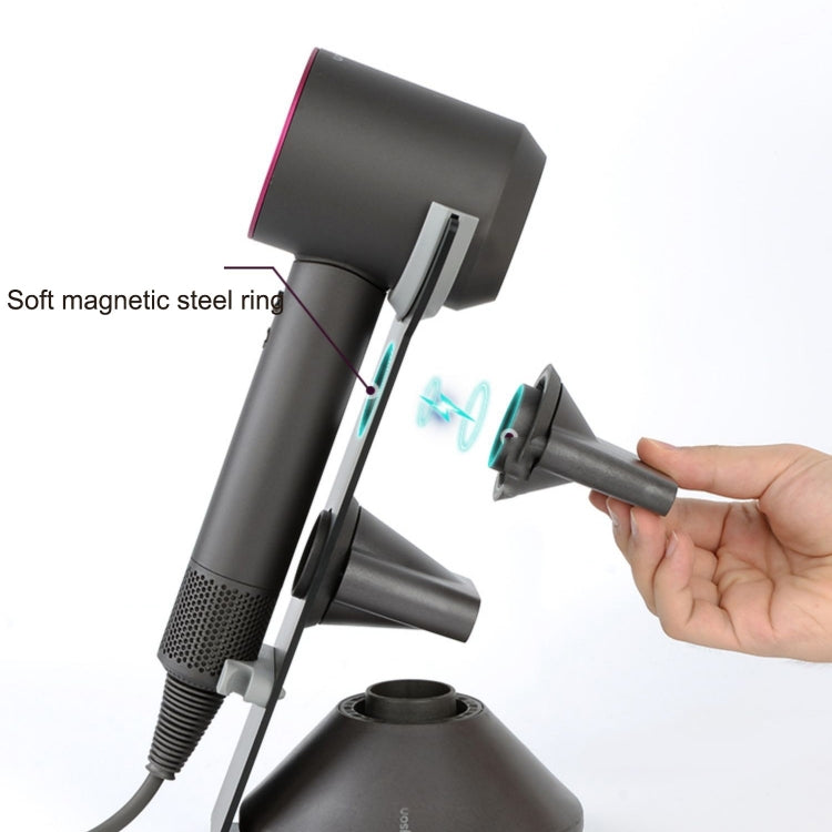 Punch Free Standing Hair Dryer Stand For Dyson 003 Silver - Hair Dryers & Accessories by PMC Jewellery | Online Shopping South Africa | PMC Jewellery