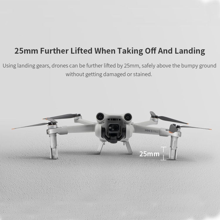 PGYTECH  For DJI Mini 3 Pro Raised Landing Gear ,Can Increase 25mm - Other by PGYTECH | Online Shopping South Africa | PMC Jewellery | Buy Now Pay Later Mobicred