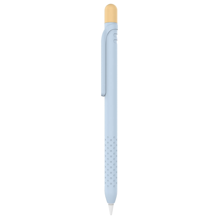 CY152 Magnetic Silicone Storage Colorblock Pen Holder For Apple Pencil 1(Light Blue) - Pencil Accessories by PMC Jewellery | Online Shopping South Africa | PMC Jewellery