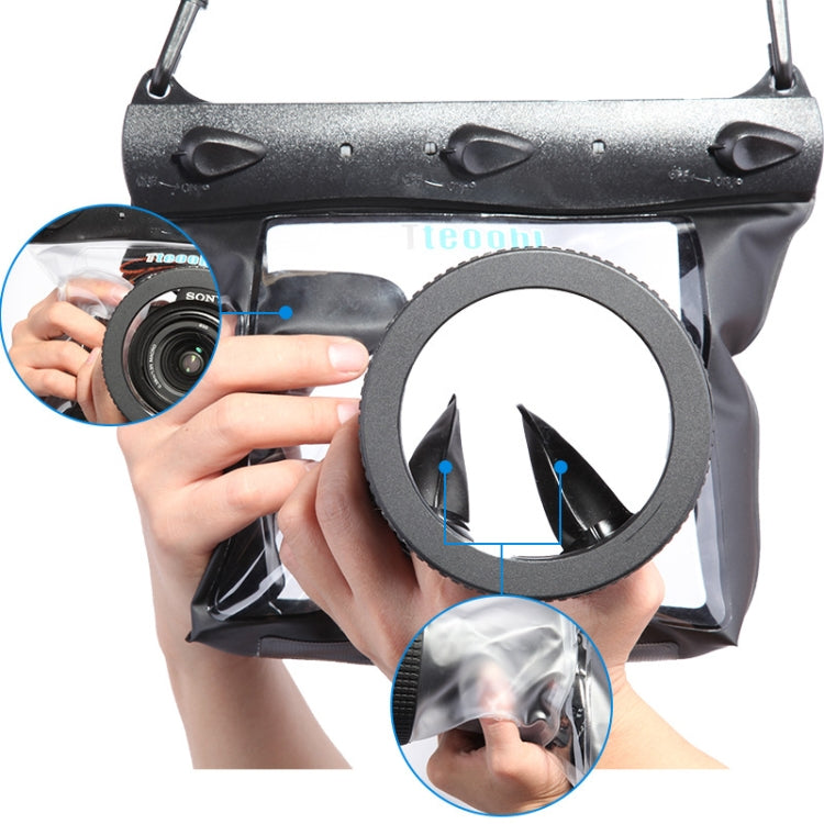 Tteoobl  20m Underwater Diving Camera Housing Case Pouch  Camera Waterproof Dry Bag, Size: M(Frosted Transparent) - free shipping - PMC TechLife - Order now!