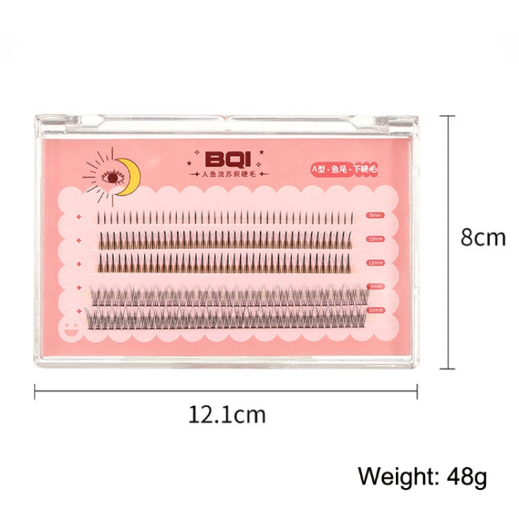 BQI B7229 Lightweight Natural Curling Three-dimensional Slim False Eyelashes, Style: Type A+Fishtail+Undercib (200PCS) - Eyes by BQI | Online Shopping South Africa | PMC Jewellery