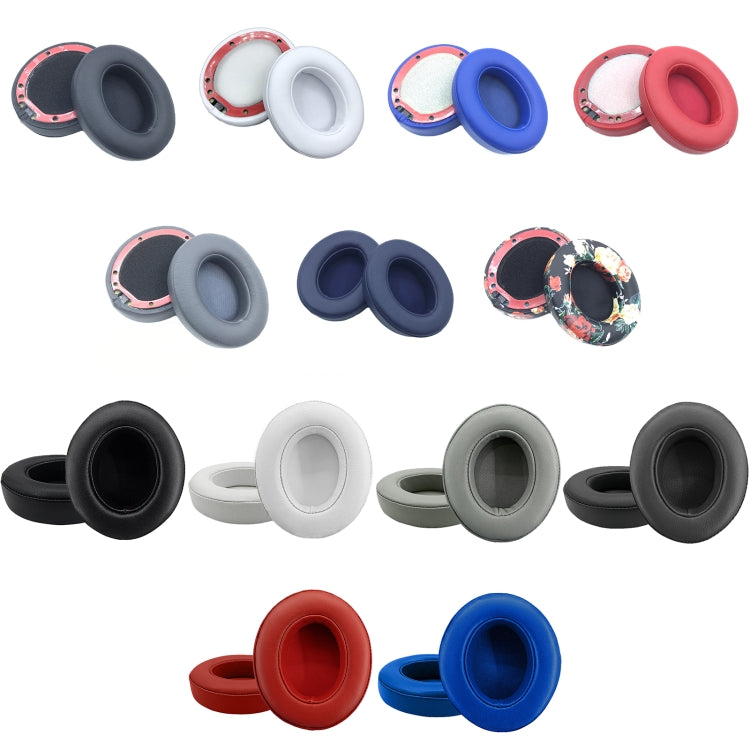 2 PCS Leather Soft Breathable Headphone Cover For Beats Studio 2/3, Color: Sheepskin Black - Earmuff & Pad by PMC TechLife | Online Shopping South Africa | PMC TechLife