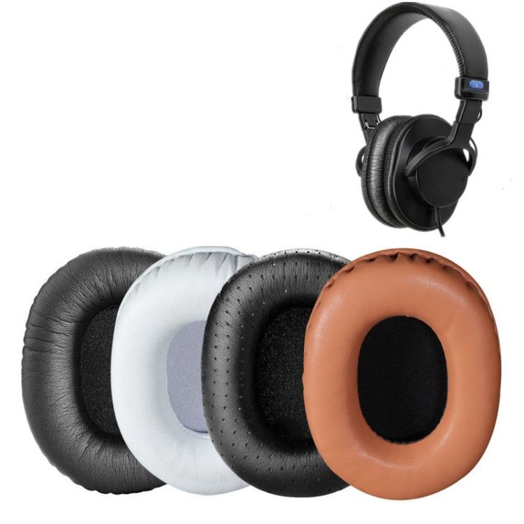 2 PCS Headset Sponge Earmuffs For SONY MDR-7506 / V6 / 900ST, Color: White Stitching - Earmuff & Pad by PMC TechLife | Online Shopping South Africa | PMC TechLife