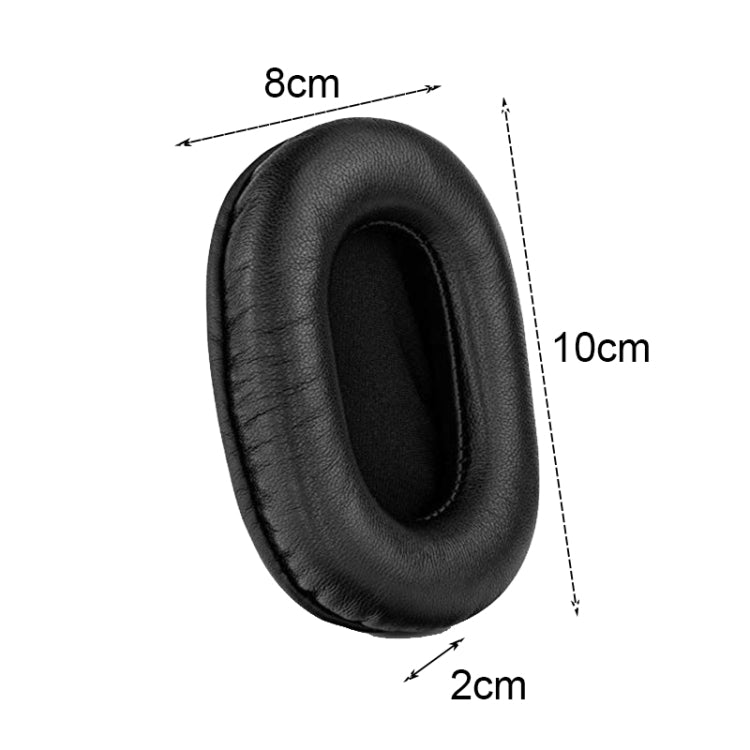 2 PCS Headset Sponge Earmuffs For SONY MDR-7506 / V6 / 900ST, Color: White Bright - Earmuff & Pad by PMC TechLife | Online Shopping South Africa | PMC TechLife