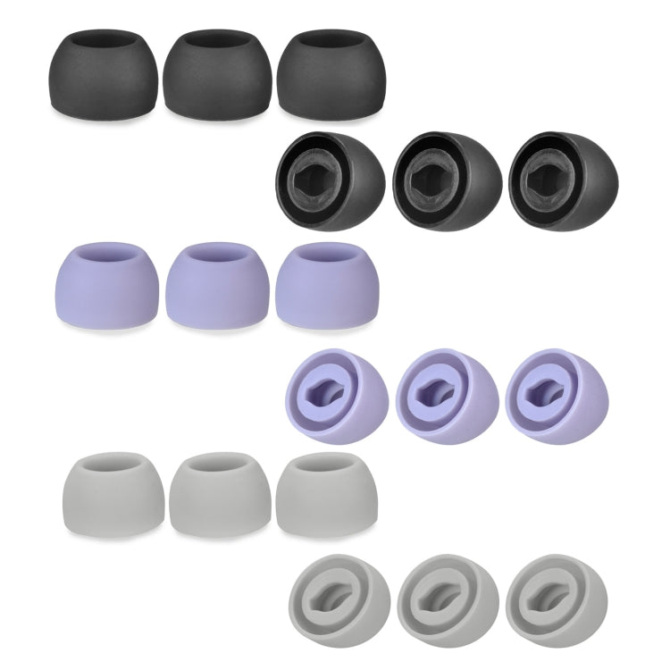 6 PCS Silicone Earplugs For TWS Samsung Galaxy Buds Pro( Large Gray) - Anti-dust & Ear Caps by PMC Jewellery | Online Shopping South Africa | PMC Jewellery