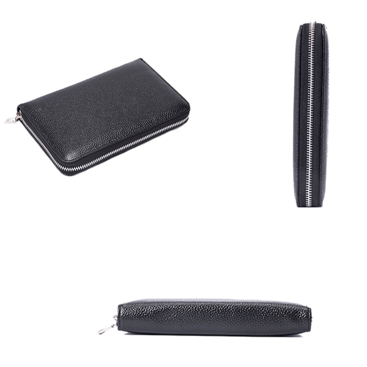 1659 RFID Anti-magnetic Anti-theft Passport Bag Document Bag Wallet(Lotus) - free shipping - PMC TechLife - Order now!