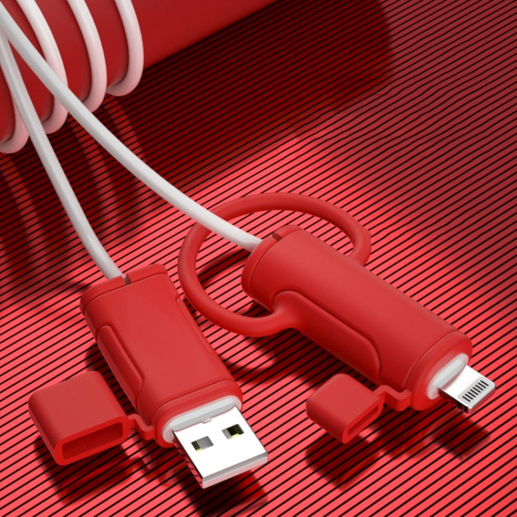 3 PCS Soft Washable Data Cable Silicone Case For Apple, Spec: Type-C (Pink) - Cable Organizer by PMC TechLife | Online Shopping South Africa | PMC TechLife