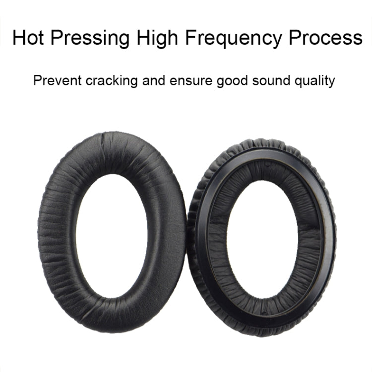 2 PCS Headset Earmuffs Sponge Case For Sennheiser PXC450/PXC350/PC350, Spec: Wrinkled Leather - Earmuff & Pad by PMC TechLife | Online Shopping South Africa | PMC TechLife