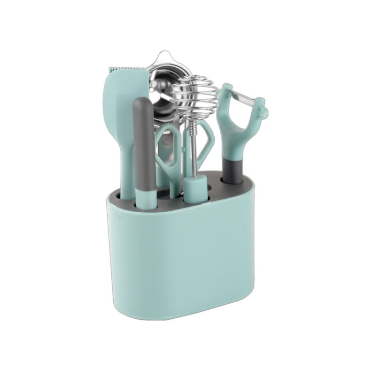 8 PCS / Set Stainless Steel Peeler Kitchen Gadgets Set With Storage Holder - free shipping - PMC TechLife - Order now!