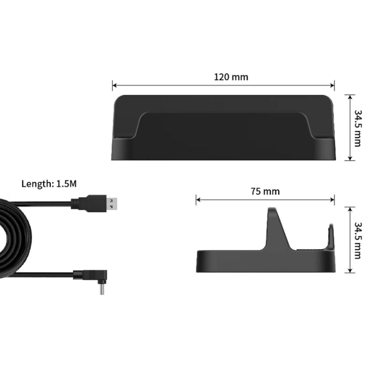 PGTECH For Steam Deck Console Holder With Charging Cable(2 PCS/Set) - Other Accessories by PMC TechLife | Online Shopping South Africa | PMC TechLife | Buy Now Pay Later Mobicred