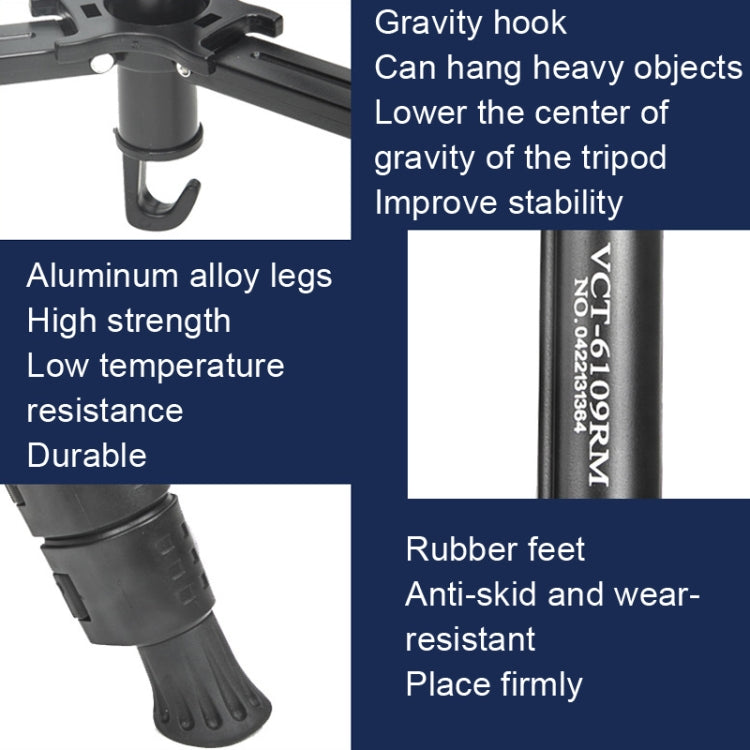 YUNTENG 6108 Camera Tripod With Mobile Phone Bluetooth Remote Control - free shipping - PMC TechLife - Order now!