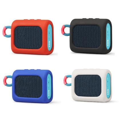 For JBL GO3 Dust-proof Silicone Case Anti-fall Speaker Case(Blue) - Protective Case by PMC Jewellery | Online Shopping South Africa | PMC Jewellery